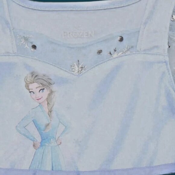 DISNEY FROZEN ELSA Toddler Girls Fantasy Nightgown SIZE 4T Cosplay Dress NEW - Picture 9 of 9